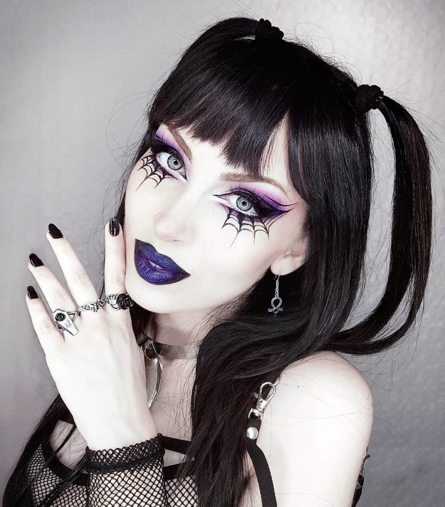 pale foundation is a key to gothic makeup