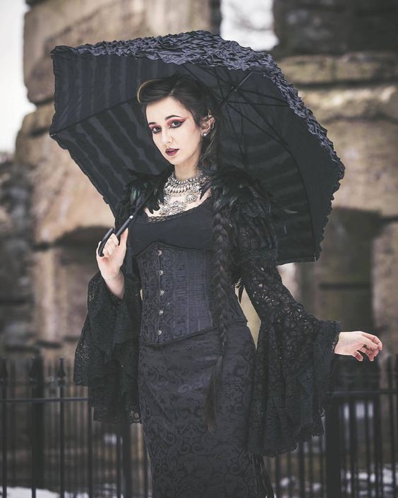 Victorian Goth Clothing：Wrap Buttons