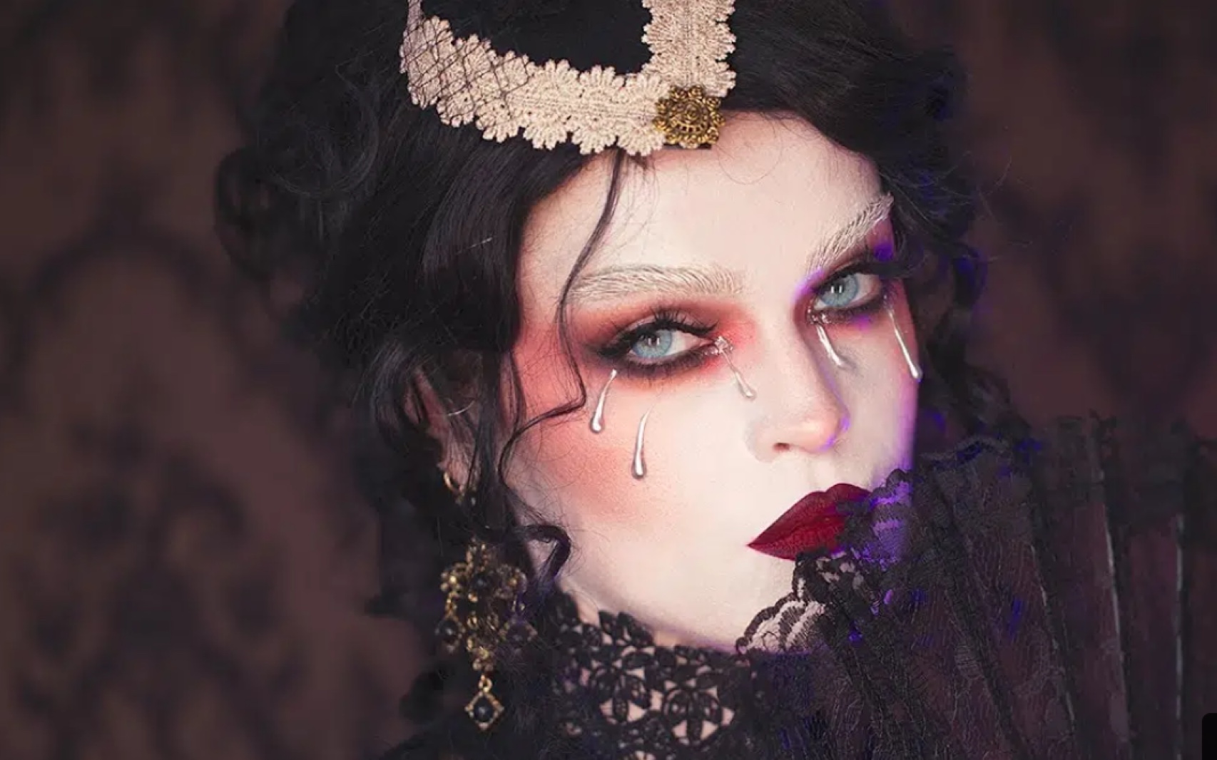 Victorian Goth Makeup