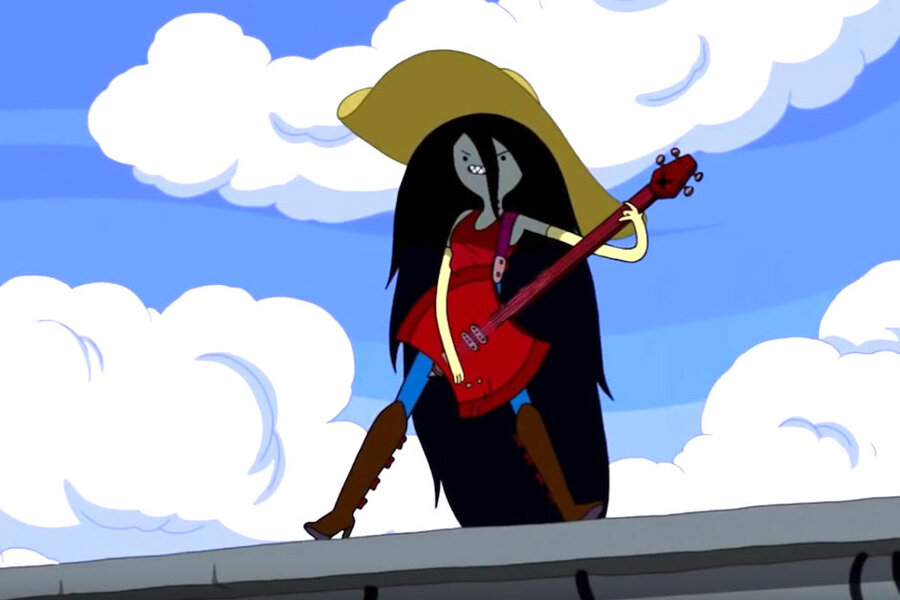 Marceline from Adventure Time goth cartoon character