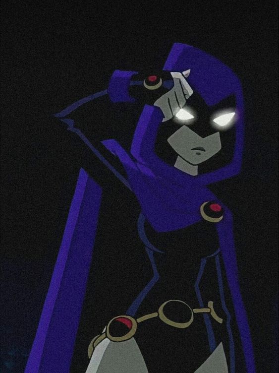 Raven from Teen Titans goth characters in cartoons