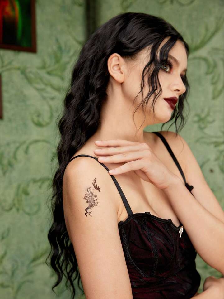 Tiny Pattern Tattoo gothic face tattoos