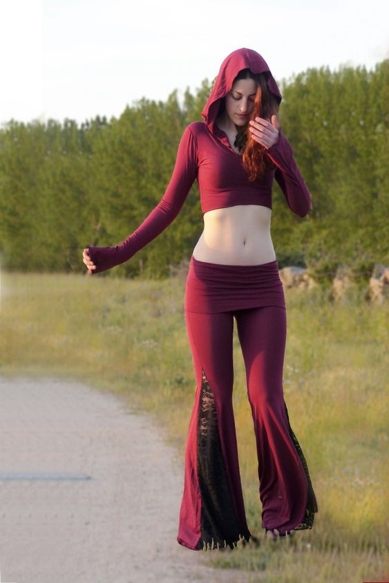 goth yoga pants