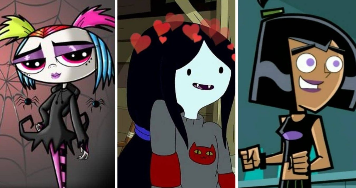 goth cartoon characters