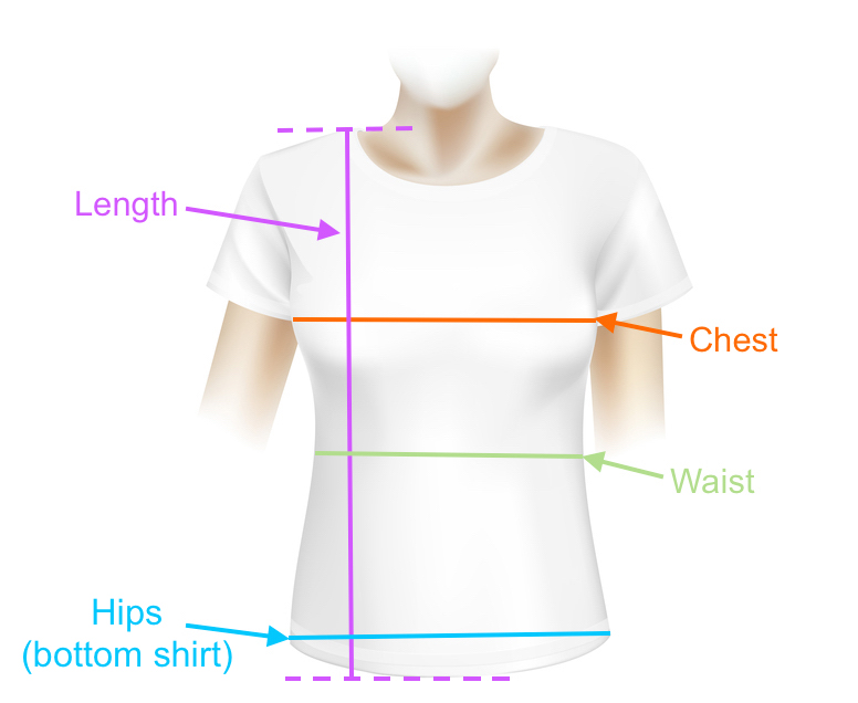 	
unisex shirt sizes vs women's