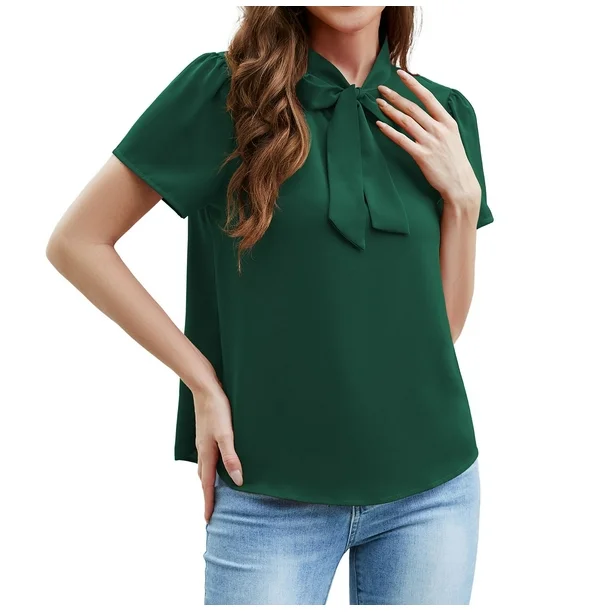 dark green blouse