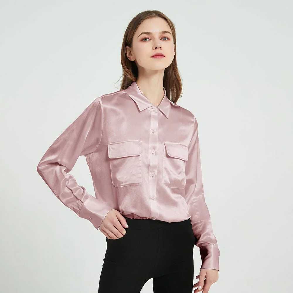 Pink Blouse Womens