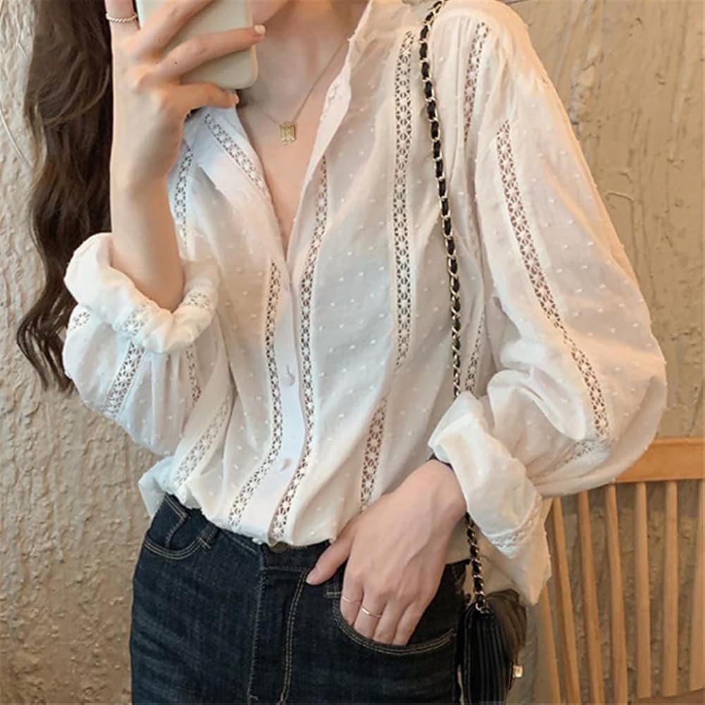 women's white blouse