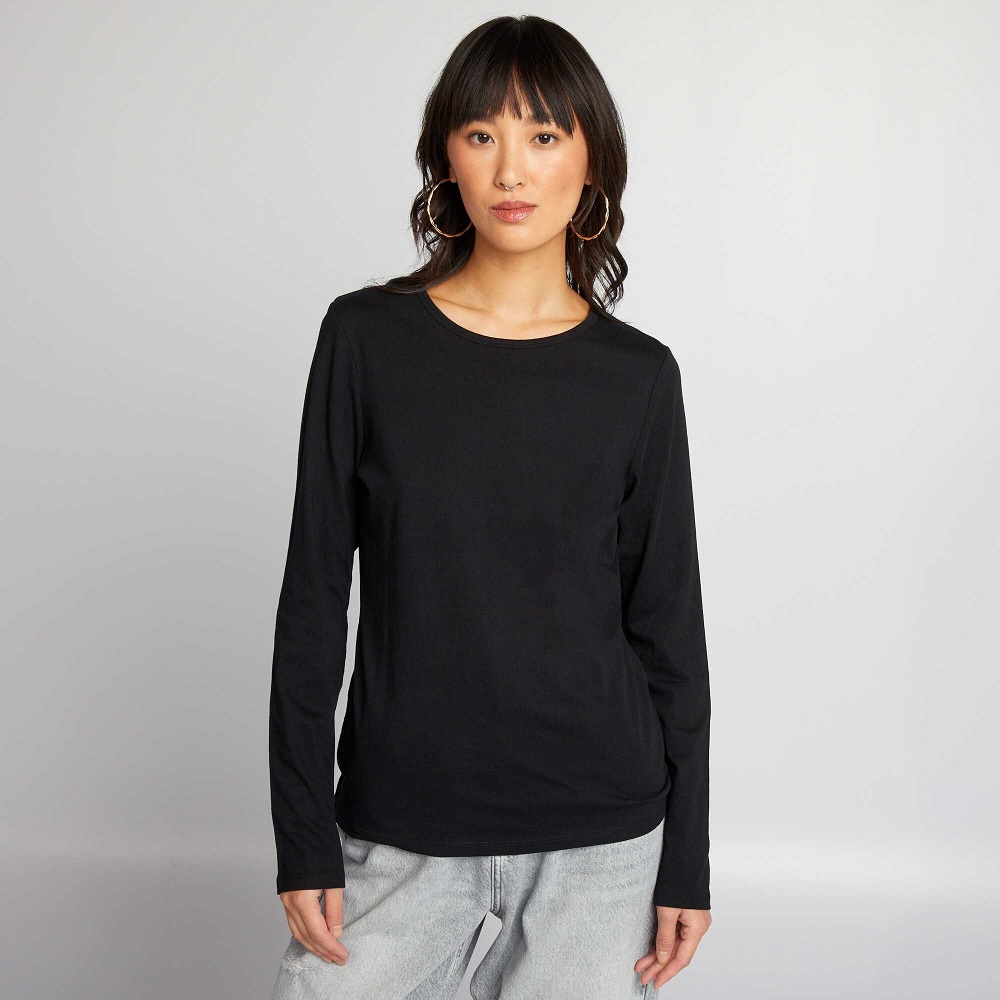 long sleeve black shirt