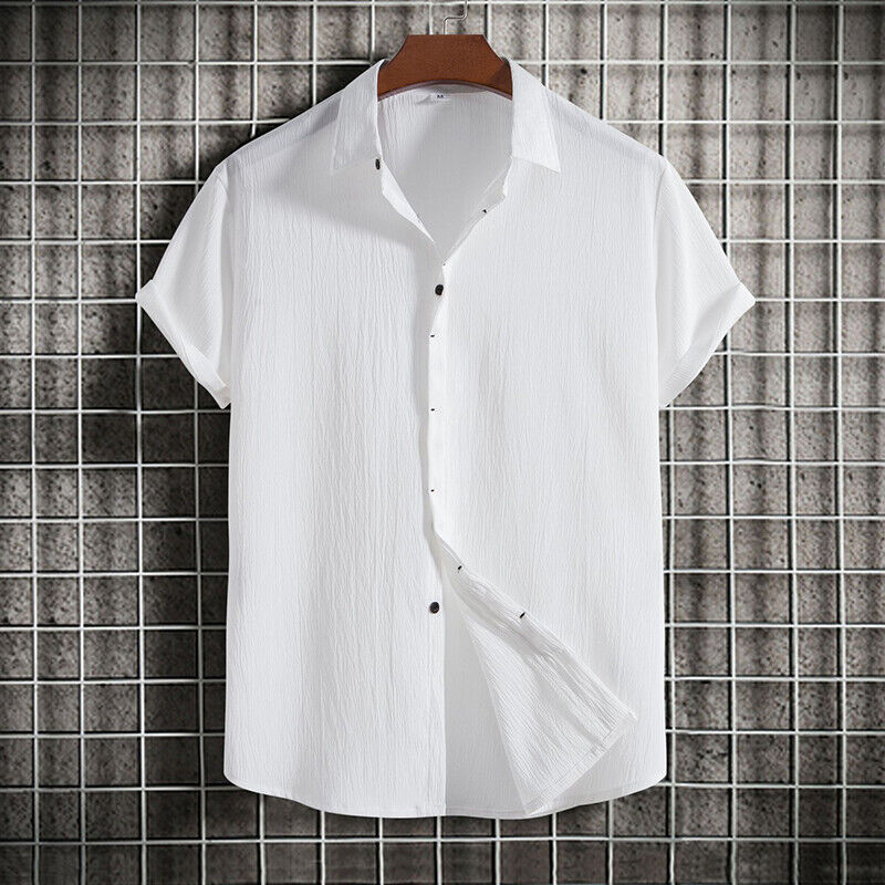 white linen shirt